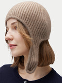 Dzianinowa Pilotka SzarobrąZowy - Gobi Cashmere #color_szarobrązowy