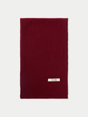 Szalik z dzianiny kaszmirowej Bordeaux - Gobi Cashmere #color_bordeaux