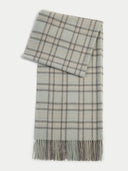 Kaszmir Damski Tkany Szal Oversize Zielony - Gobi Cashmere #color_blada woda