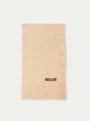 Szal z Dzianiny Siatkowej w kolorze Organic BeżOwy - Gobi Cashmere #color_beżowy