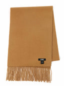 Kaszmir Męski Szal Z Frędzlami - Gobi Cashmere #color_migdałowy
