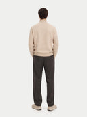 Damski Kaszmirowy Kardigan Rozpinany Organic Beżowy | GOBI PL #color_beżowy