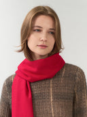 Szalik kaszmirowy z frędzlami Berberysowy - Gobi Cashmere #color_berberysowy