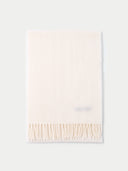 Kaszmirowy szalik tkany BiałAwy - Gobi Cashmere #color_białawy