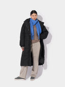 Kaszmir Męski Szal Z Frędzlami - Gobi Cashmere #color_niebieski