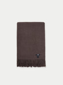 Kaszmir Męski Szal Z Frędzlami - Gobi Cashmere #color_kakao