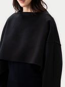 Kaszmirowy Poncho Wersja Uniwersalna Czarny - Gobi Cashmere #color_czarny