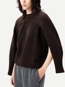 Zestaw z kaszmiru z okrągłym dekoltem Mole - Gobi Cashmere #color_mole