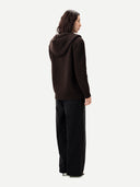 Kardigan z kaszmiru z szerokimi ramionami i kapturem Molé - Gobi Cashmere #color_molé