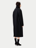 Uniseksowy Płaszcz Trench z Kaszmiru Czarny - Gobi Cashmere #color_czarny
