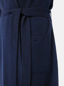 Women's Cashmere Long Robe Navy - Gobi Cashmere #color_granatowy