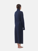 Women's Cashmere Long Robe Navy - Gobi Cashmere #color_granatowy