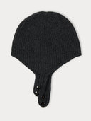 Kaszmir Damski Dzianinowa Pilotka Szary - Gobi Cashmere #color_węgiel drzewny