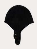 Kaszmir Damski Dzianinowa Pilotka Szary - Gobi Cashmere #color_czarny