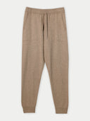 Men's Cashmere Jogger Taupe - Gobi Cashmere #color_szarobrązowy
