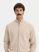 Damski Kaszmirowy Kardigan Rozpinany Organic Beżowy | GOBI PL #color_beżowy