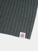 Unisex Cashmere Rib Knit Hat Black Forest - Gobi Cashmere #color_czarny las