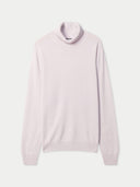 Sweter kaszmirowy Essentials z golfem Lawendowa MgłA - Gobi Cashmere #color_lawendowa mgła