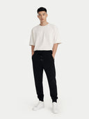 Kaszmir Męski Joggery - Gobi Cashmere #color_czarny