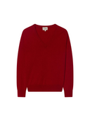 Sweter z kaszmiru z dekoltem w serek