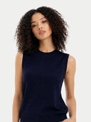 Damska Kamizelka Kaszmirowa | GOBI Cashmere #color_granatowy