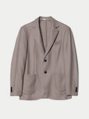 Kaszmirowa marynarka męska jednorzędowa| Gobi Cashmere #color_szarobrązowy