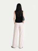 Bluzka damska z kaszmiru o luźnym kroju | GOBI Cashmere #color_czarny