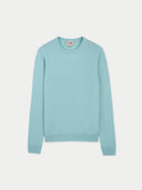 Sweter kaszmirowy Essentials z okrągłym dekoltem Seledyn - Gobi Cashmere #color_seledyn