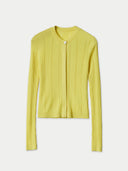 Kaszmirowo-jedwabny kardigan na guziki | GOBI Cashmere #color_jaskrawożółty