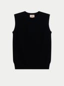 Kamizelka damska z kaszmiru o luźnym kroju