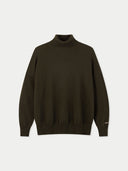 Sweter z kaszmiru z okrągłym dekoltem | GOBI Cashmere #color_avocado