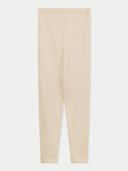 Sweter Z Półokrągłym Dekoltem Wykonany Z Dzianiny Warkoczowej Szeptana Biel - Gobi Cashmere #color_szeptana biel