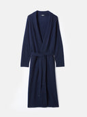 Women's Cashmere Long Robe Navy - Gobi Cashmere #color_granatowy