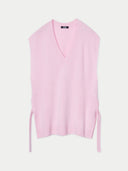 Piękna kaszmirowa kamizelka ciążowa | GOBI Cashmere #color_kwitnący migdałowiec