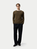 Męski kaszmirowy sweter prążkowany | GOBI Cashmere #color_cub