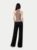 Kaszmirowy top golf damski w kolorze Organic | GOBi Cashmere #color_szarobrązowy