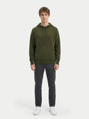 Kaszmirowy sweter męski - GOBI Cashmere - Sportowy casual #color_oliwkowy capulet