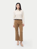 Sweter kaszmirowy Essentials z golfem BiałAwy - Gobi Cashmere #color_białawy