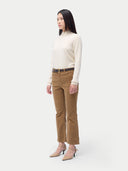 Sweter kaszmirowy Essentials z golfem BiałAwy - Gobi Cashmere #color_białawy