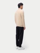 Męski sweter polo z czystego kaszmiru | Gobi Cashmere #color_beżowy