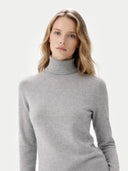 Mongolski sweter z kaszmiru z golfem | GOBI Cashmere #color_wysoki wzrost