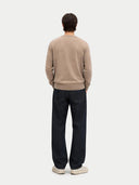 Kaszmir Męski Kardigan Z Dekoltem W Szpic - Gobi Cashmere #color_szarobrązowy