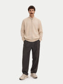 Damski Kaszmirowy Kardigan Rozpinany Organic Beżowy | GOBI PL #color_beżowy