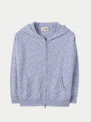 Bluza z kapturem i zamkiem ze 100% kaszmiru Unisex #color_wysoki wzrost