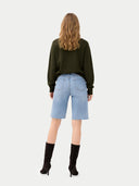 Sweter z kaszmiru z okrągłym dekoltem | GOBI Cashmere #color_avocado