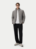 Męska lekka kurtka zimowa CashmereTECH I GOBI Cashmere #color_ponura szarość