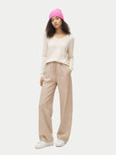 Kaszmirowa czapka z dzianiny RóżOwa Zorza Polarna - Gobi Cashmere #color_różowa zorza polarna