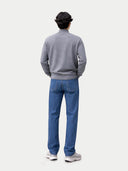 Sweter z wysokim kołnierzem z 100% mongolskiego kaszmiru | GOBI Cashmere #color_dunkelgrau