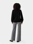 Women's Cashmere Pants Navy - Gobi Cashmere #color_ponura szarość